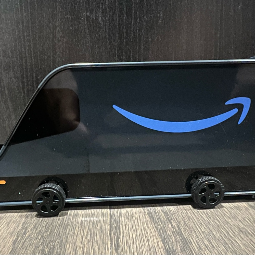 Amazon Delivery Truck Van Limited Edition Gift Card Holder Metal Box Toy - Picture 2 of 5